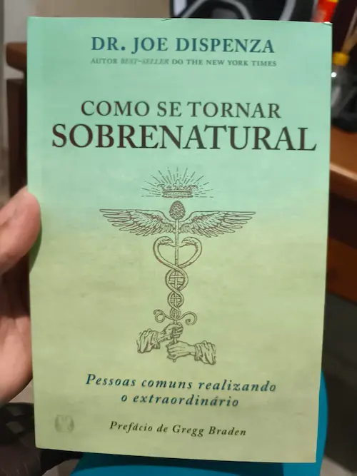 Livro recebido por Vinícius
