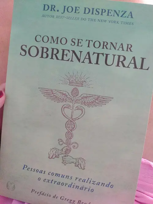 Livro recebido por Mercia